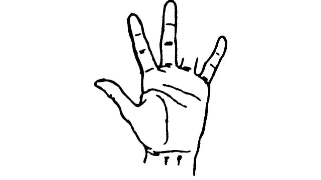 1280x720 how to draw hand palm entertainment video - Palm Hand Drawing