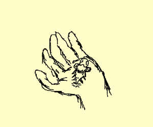 300x250 Bee Sting Palm Of Hand Drawing - Palm Of Hand Drawing