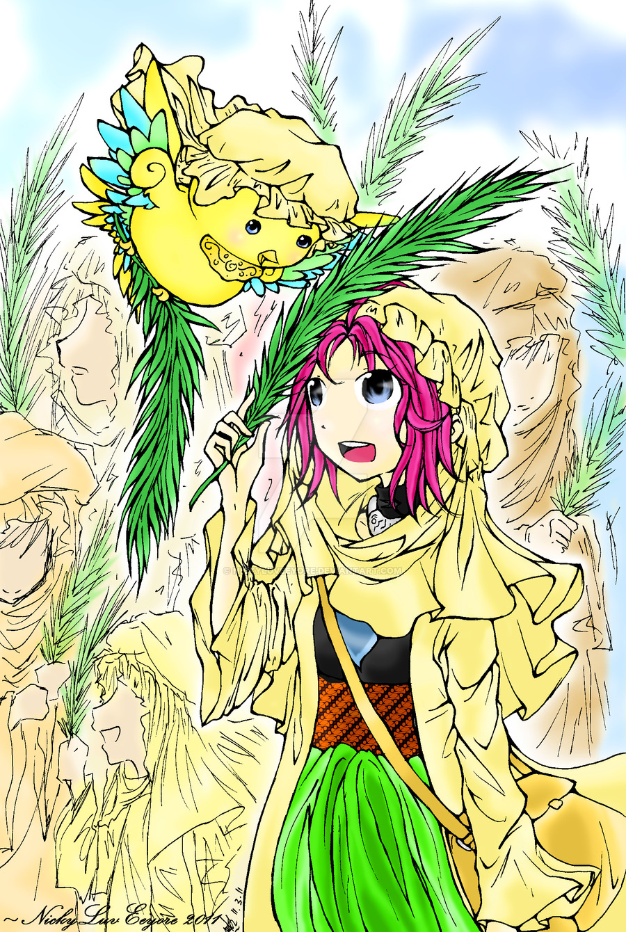 900x1340 Garudayana - Palm Sunday Drawings