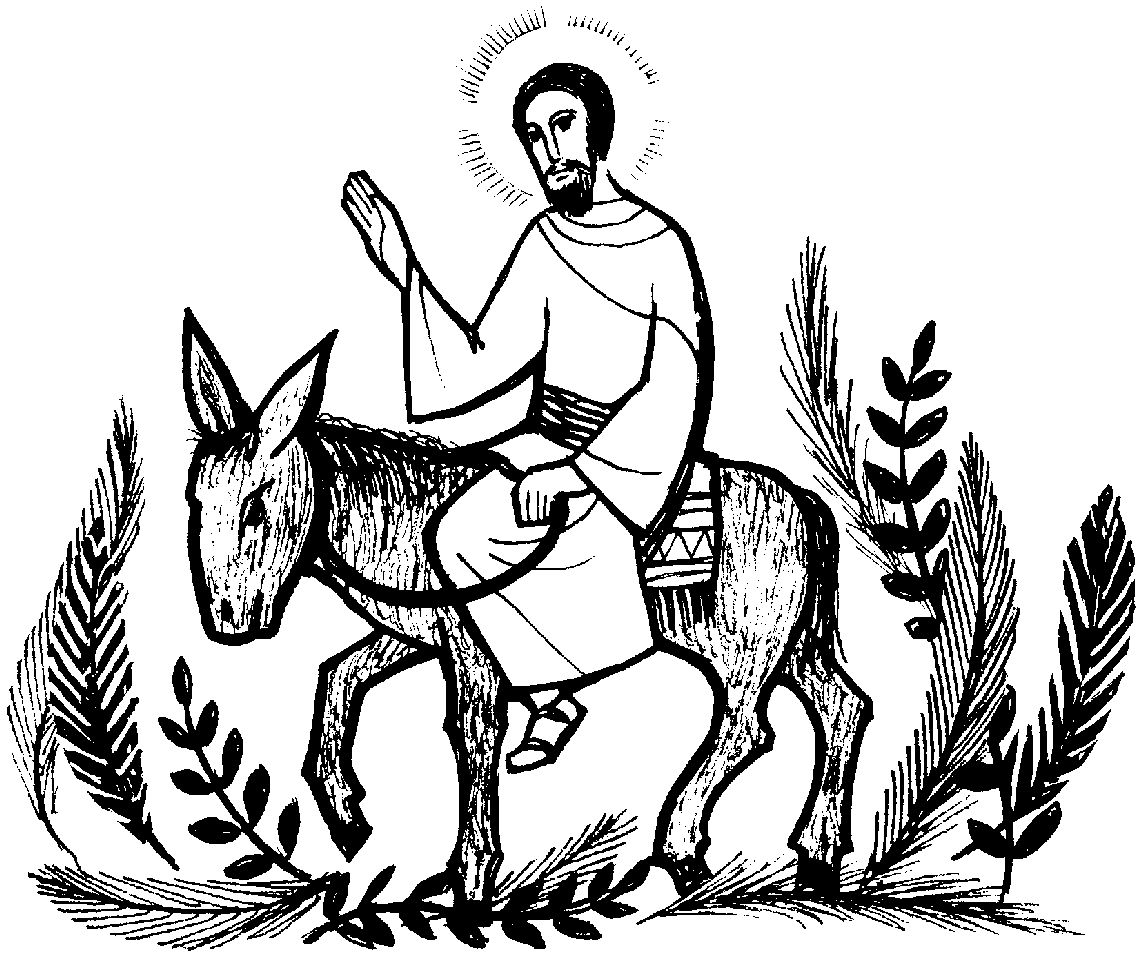 1146x953 palm sunday of the passion of the lord - Palm Sunday Drawings