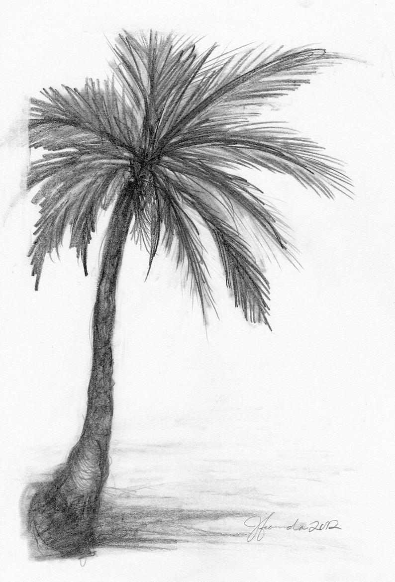 794x1170 pencil drawing print palm sunday day etsy - Palm Sunday Drawings