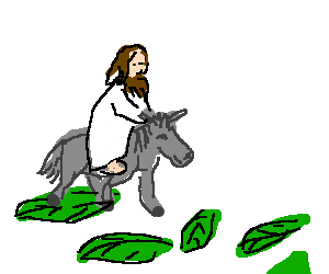 300x250 palm sunday - Palm Sunday Drawings