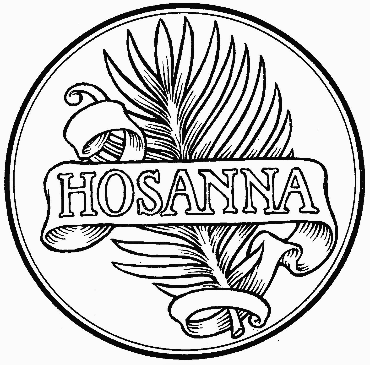 1548x1527 another anglican blog line drawings - Palm Sunday Drawings