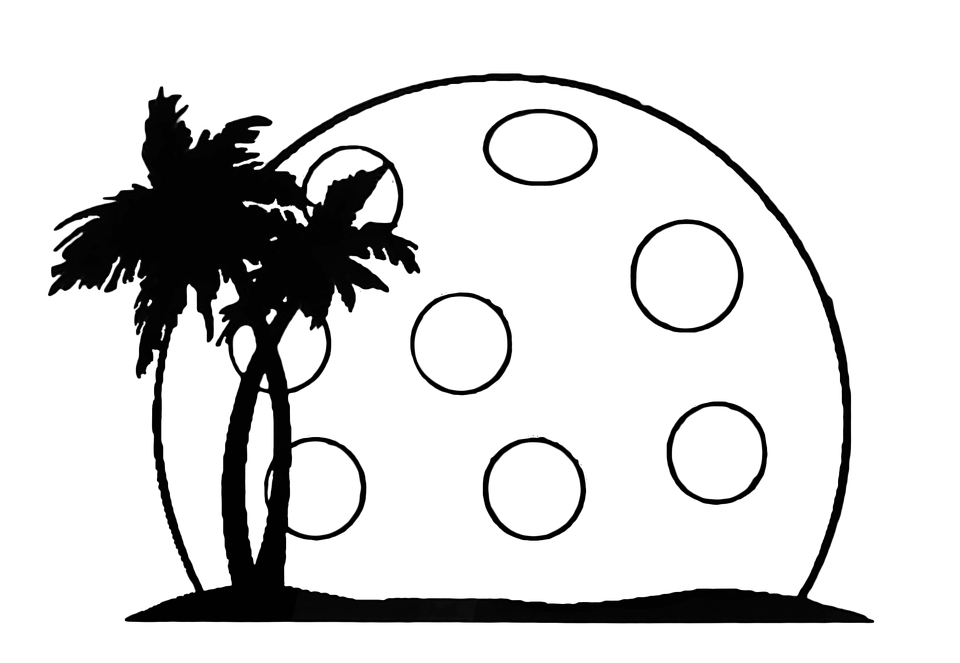 960x663 Palm Tree Png Download Black And White - Palm Tree Cartoon Drawing