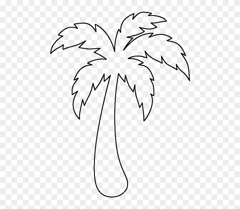 840x732 Easy Tree Drawing Step - Palm Tree Drawing Easy