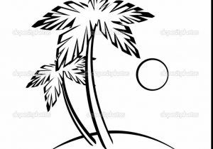 300x210 Palm Tree Beach Drawing How To Draw - Palm Tree Drawing Outline