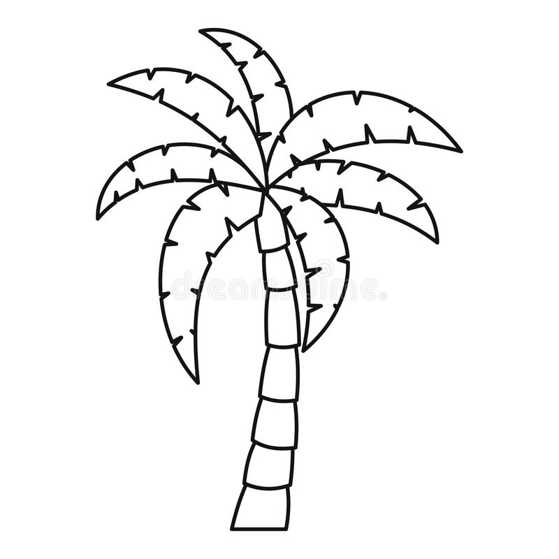 Palm Tree Drawing Outline At Explore Collection Of Palm Tree Drawing Outline 9480