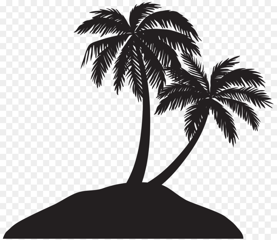 900x780 Silhouette, Tree, Drawing, Transparent Png Image Clipart Free - Palm Tree Drawing Png