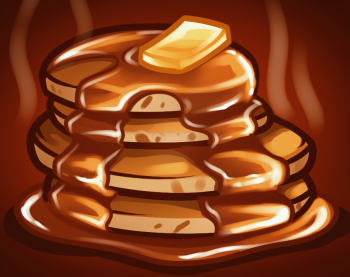 350x277 How To Draw How To Draw Pancakes - Pancake Drawing
