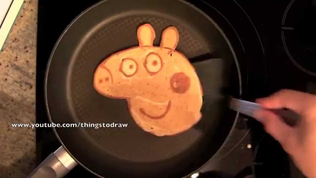 1280x720 Peppa Pig Pancake - Pancake Drawing