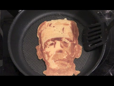 480x360 Frankenstein Pancake - Pancake Drawing