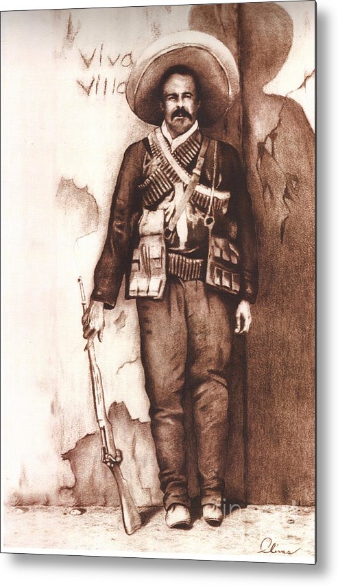493x856 pancho villa metal print - Pancho Villa Drawings