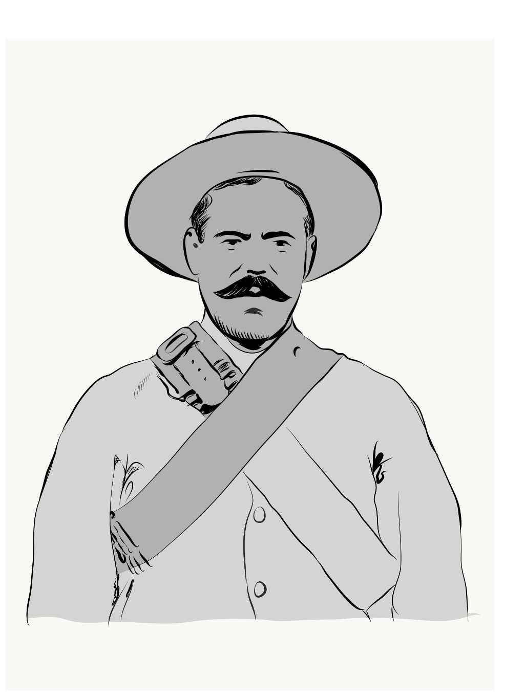 1025x1366 pancho villa - Pancho Villa Drawings