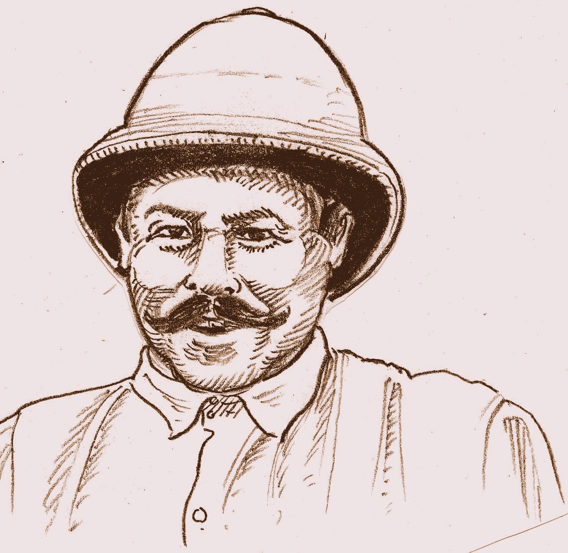 1140x1110 those amazing humans - Pancho Villa Drawings