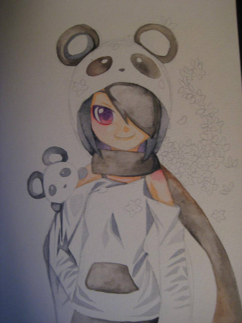 774x1032 My Panda Anime Girl Drawing - Panda Anime Drawing