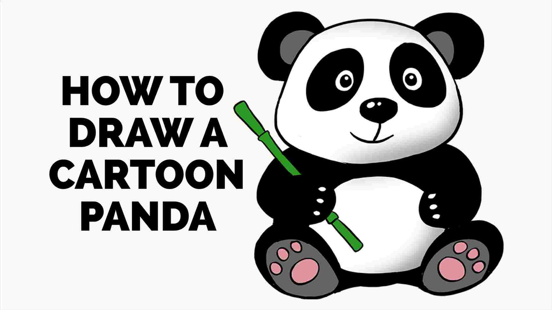 1899x1068 Pictures Wikihowrhwikihowcom How Anime Panda Drawing To Draw - Panda Anime Drawing