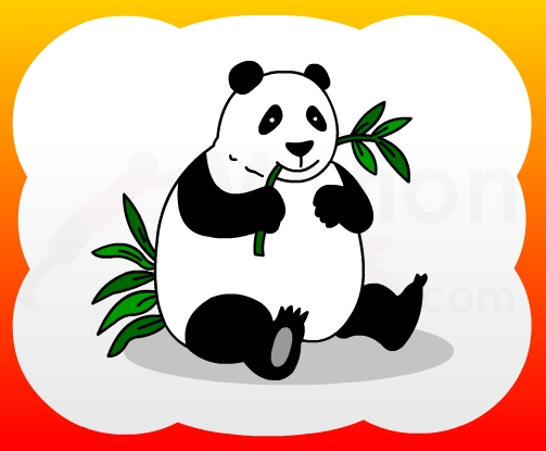 503x415 How To Draw Panda Bear For Kids - Panda Bear Drawing