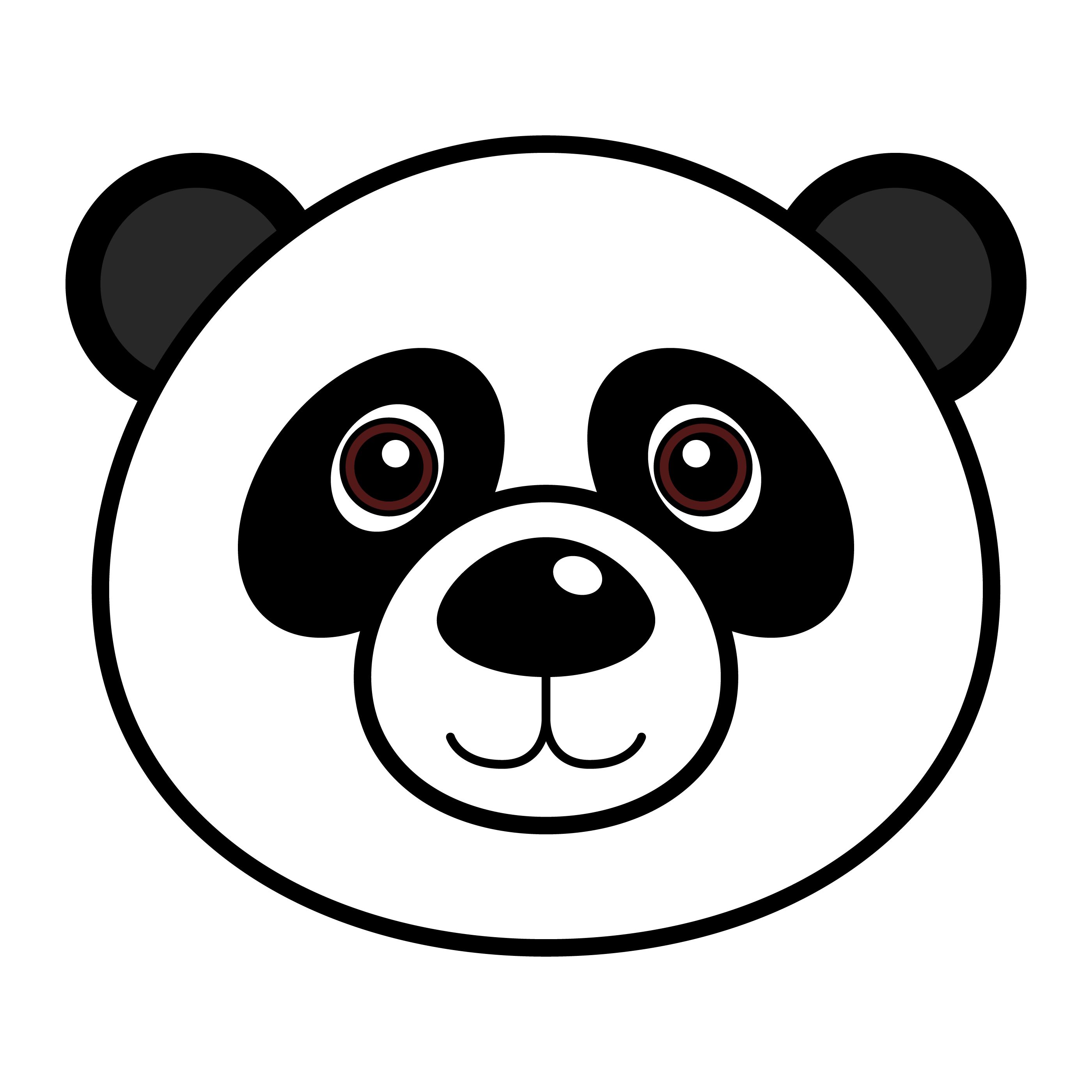 2800x2800 google panda is finally here new dimension marketing - Panda Bear Line Drawing