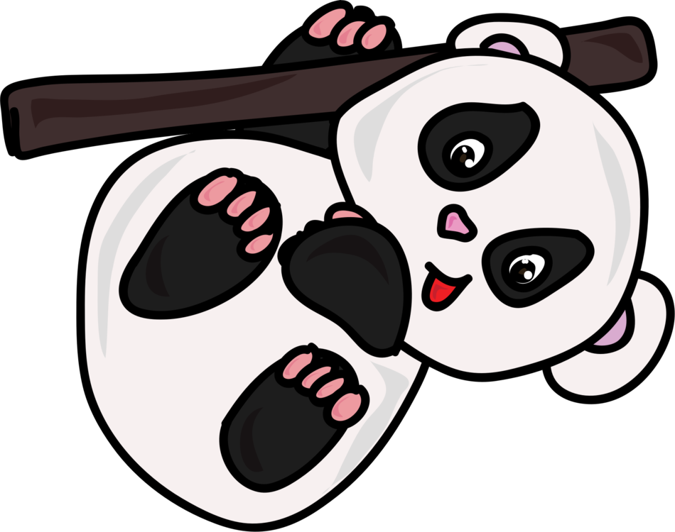 950x750 Giant Panda Cartoon Cuteness Drawing Animal Cc0 - Panda Cartoon Drawing