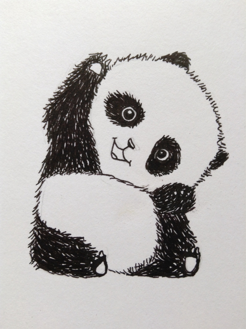 Panda Drawing at PaintingValley.com | Explore collection of Panda Drawing