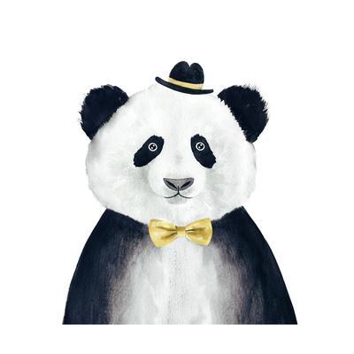400x400 watercolor hipster panda drawing hipster animal art print - Panda Drawing