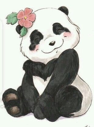 308x418 Panda Bear Drawing How To Draw A Step - Panda Drawing Images
