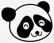 190x154 cute panda head with laugh and googly eyes - Panda Head Drawing
