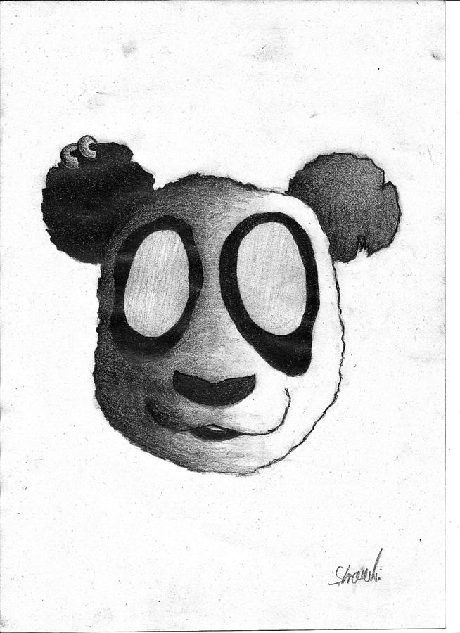 654x900 Pandahead Drawing - Panda Head Drawing