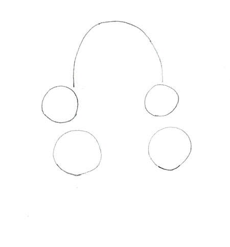 450x484 How To Draw A Panda - Panda Line Drawing