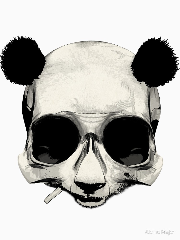 Panda Skull Drawing at PaintingValley.com | Explore collection of Panda ...