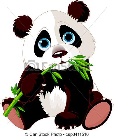 391x470 huge collection of 'panda eating bamboo drawing' download more - Panda With Bamboo Drawing