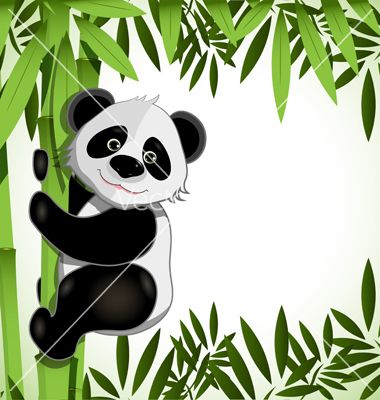 380x400 how to draw a panda on a bamboo - Panda With Bamboo Drawing