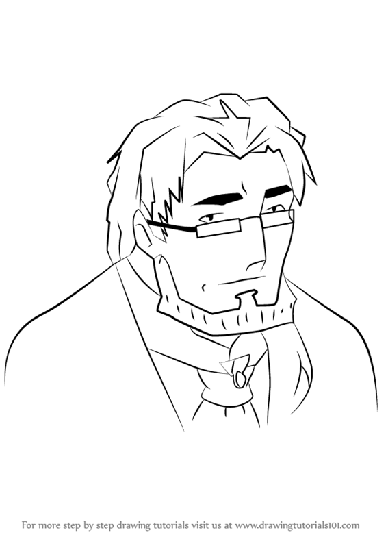 567x800 learn how to draw oscar vessalius from pandora hearts - Pandora Drawing