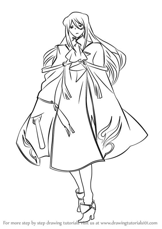 566x800 learn how to draw rufus barma from pandora hearts - Pandora Drawing