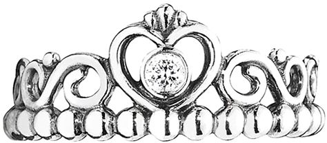 474x208 pandora women's sterling silver princess tiara ring - Pandora Drawing