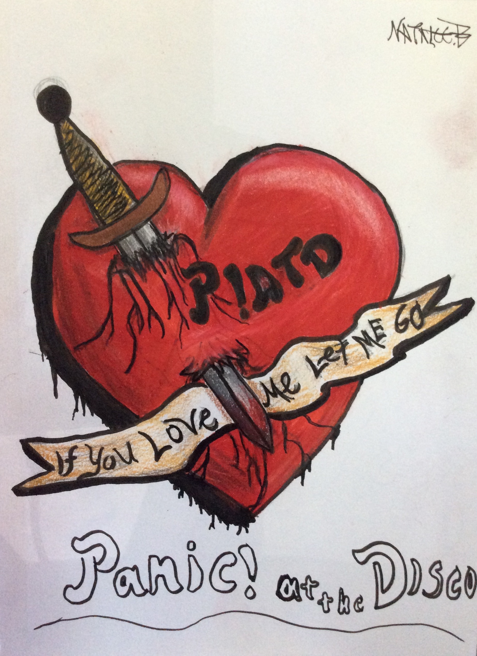 1845x2538 panic! at the disco fan art my art!!! - Panic At The Disco Drawings