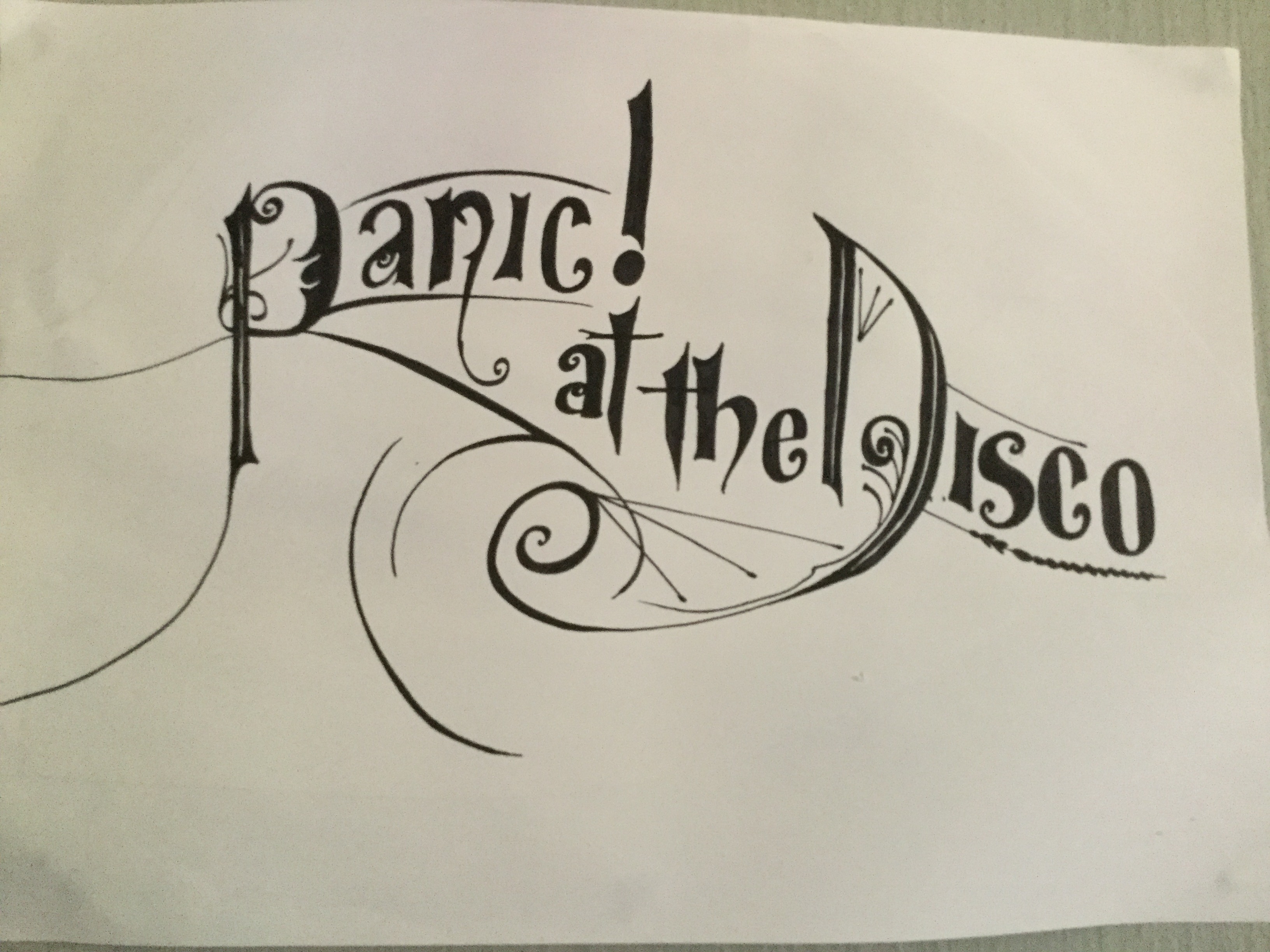 3264x2448 Panic - Panic At The Disco Drawings