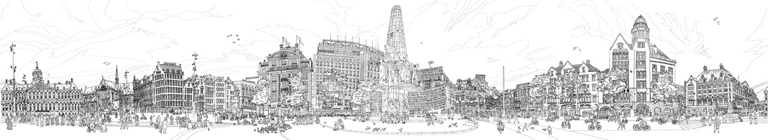 1100x201 elles - Panorama Drawing