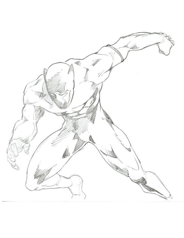 637x825 Panthers Drawings Black Panther Free Scubagirl - Panther Drawing Images