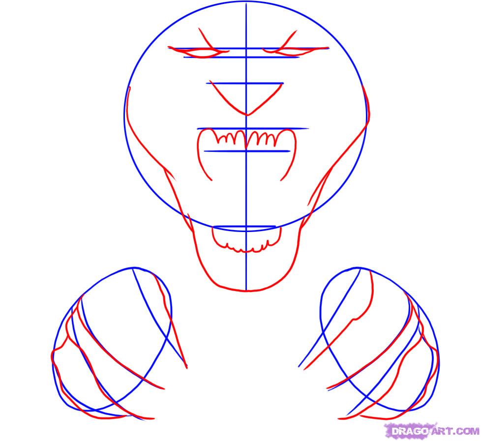 980x899 Step How To Draw A Flaming Black Panther - Panther Drawing Outline