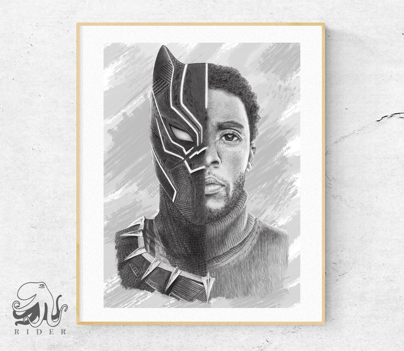 35+ Ideas For Realistic Black Panther Face Drawing | Creative Things