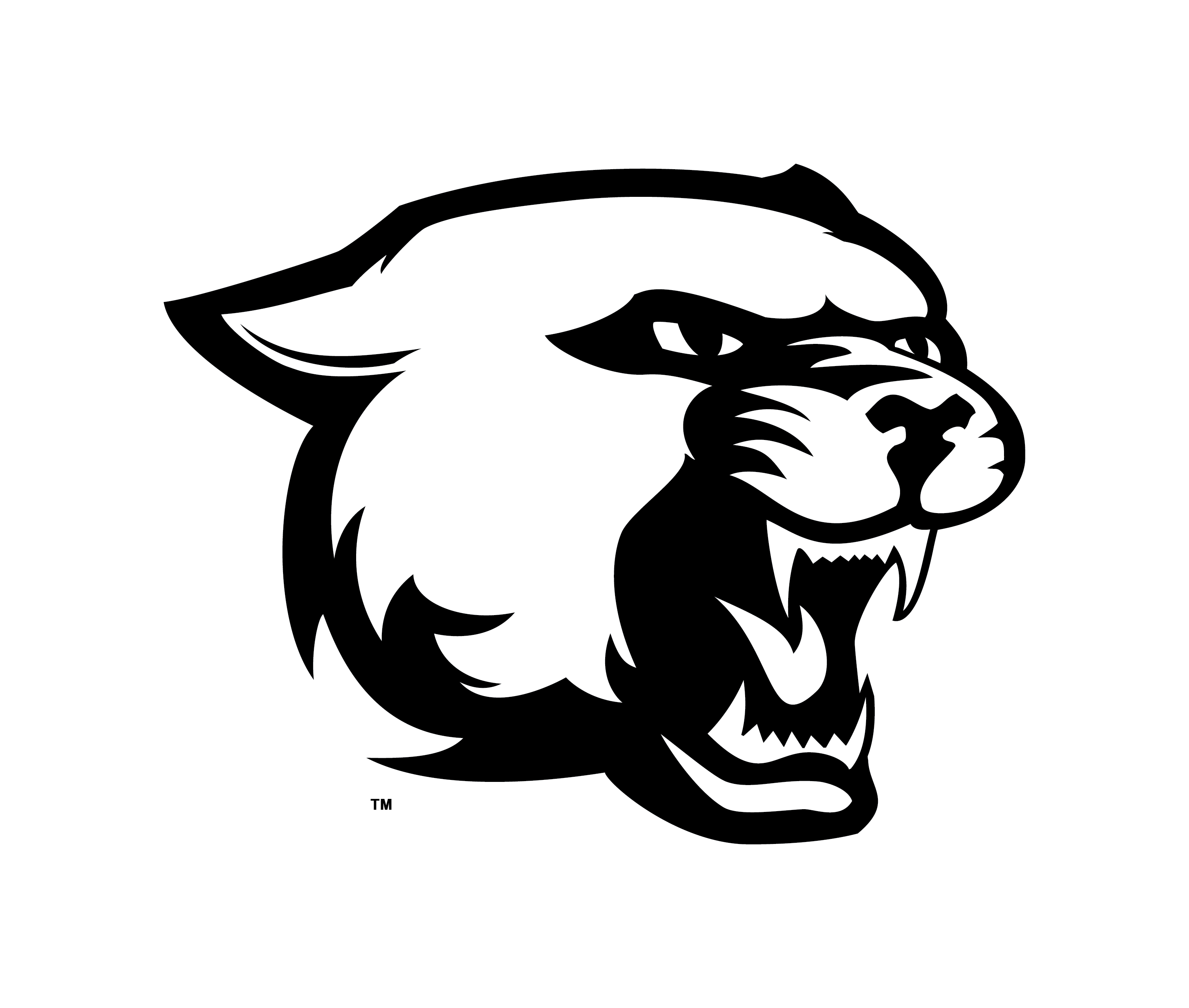 3008x2550 Panther Head Drawing Logo Image - Panther Head Drawing
