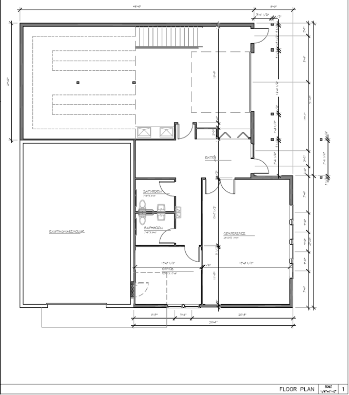 680x770 floor plan drawing greater tuckerton food pantry - Pantry Drawing
