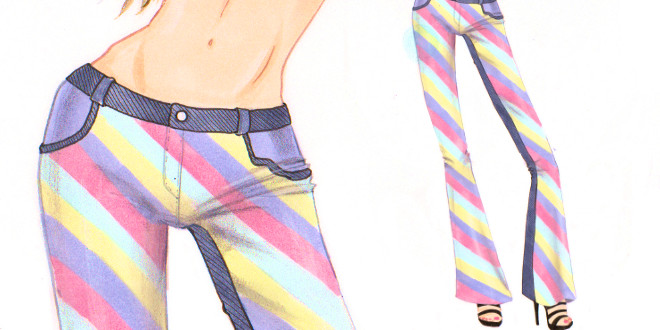 660x330 how to draw folds pants i draw fashion - Pants Drawing