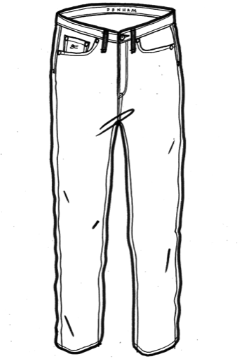 341x512 collection of free drawing pants short design download on ui ex - Pants Drawing