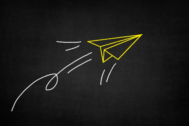625x417 paper airplane vectors, photos and free download - Paper Airplane Drawing Tumblr
