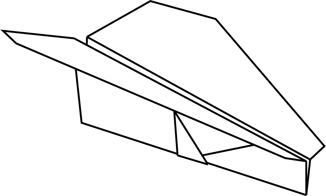 1057x634 paper airplane clip art hostted - Paper Airplane Drawing Tumblr