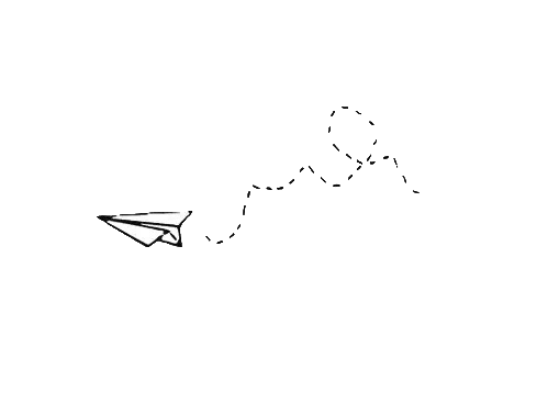 499x367 paperairplane airplane tumblr cute aesthetic paper craf - Paper Airplane Drawing Tumblr