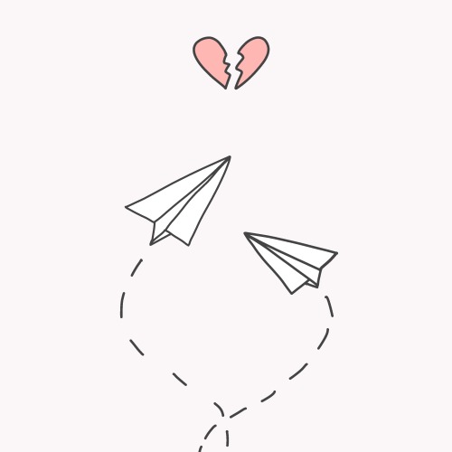 500x500  - Paper Airplane Drawing Tumblr