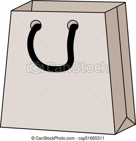 450x466 creative design of brown shop bag draw - Paper Bag Drawing